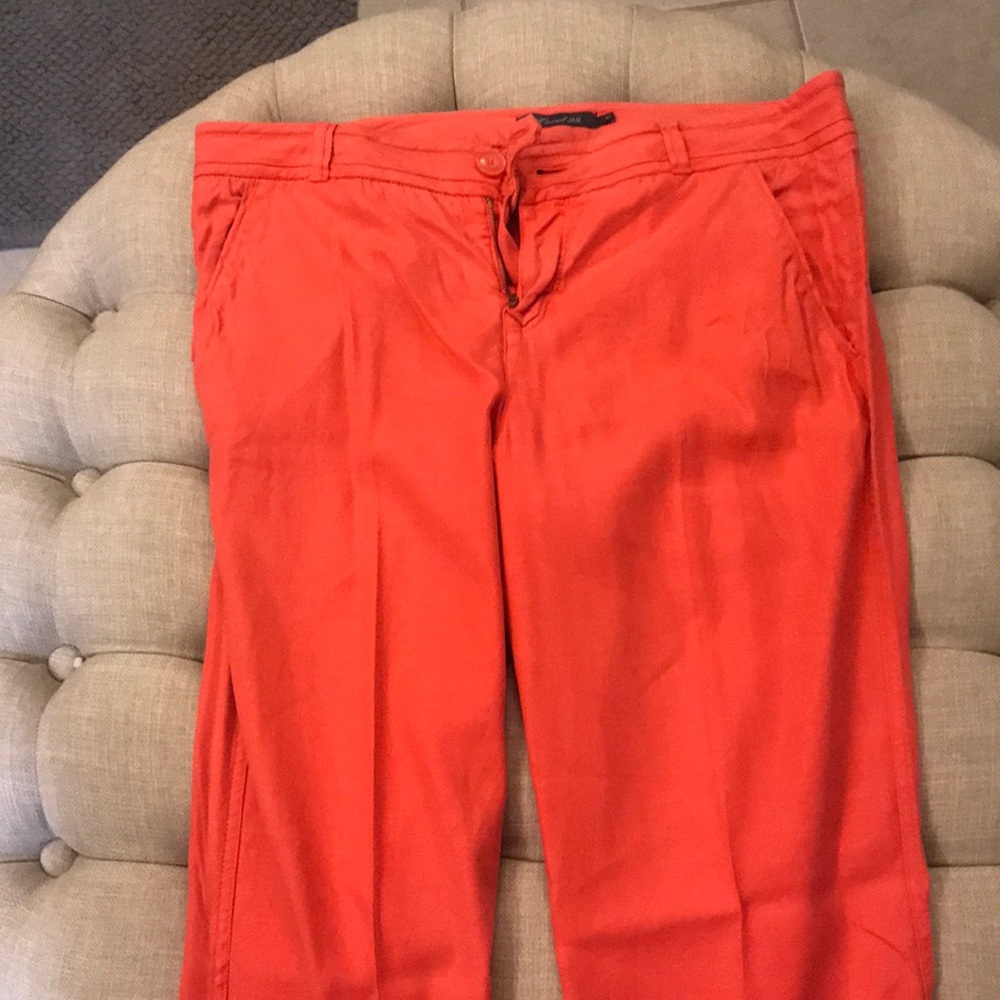 Coral Pants from Anthropologie